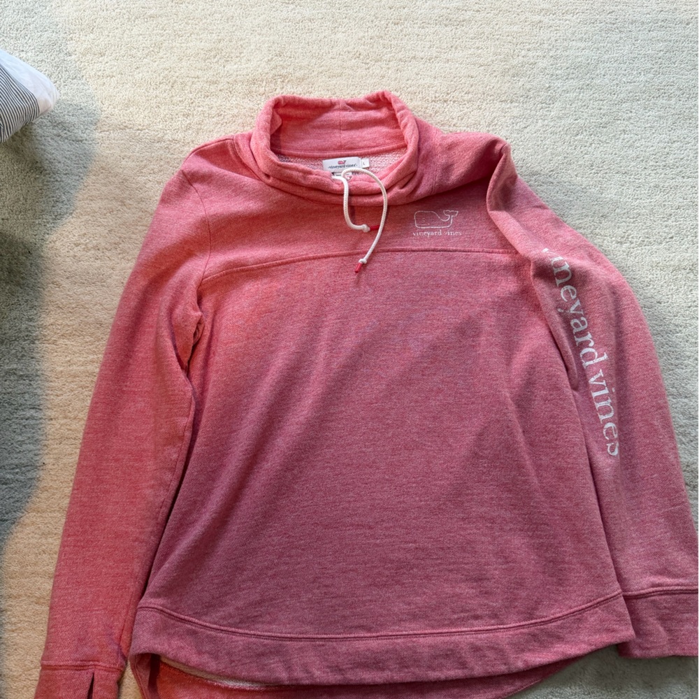 Vineyard Vines Coral Hoodie Size Large